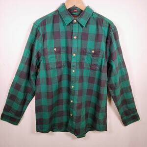 Alesbury Men's Large Checkered Long Sleeve Flannel Button-Down Shirt‎ NWOT